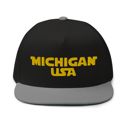 'Michigan USA' Flat Bill Snapback (Epic Sci-Fi Parody)