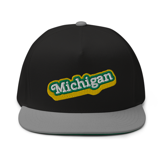 'Michigan' Flat Bill Snapback (Ginger Sodapop Parody)