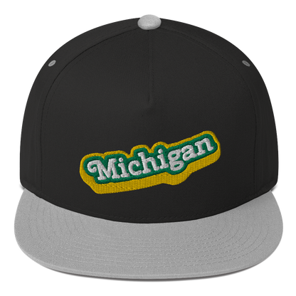 'Michigan' Flat Bill Snapback (Ginger Sodapop Parody)