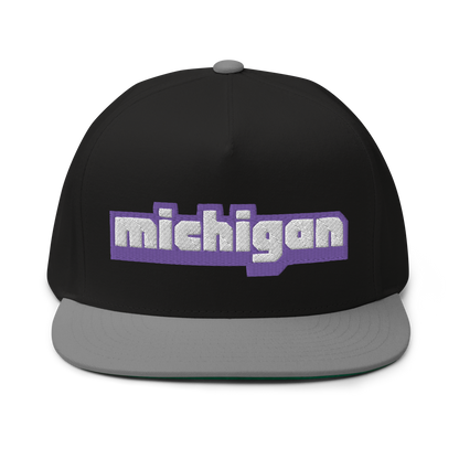 'Michigan' Flat Bill Snapback (Livestreaming Parody)