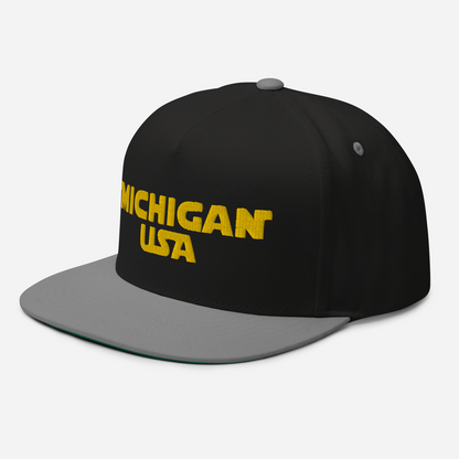 'Michigan USA' Flat Bill Snapback (Epic Sci-Fi Parody)