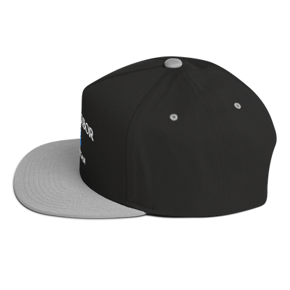 'Ann Arbor Michigan' Flat Bill Snapback Cap (w/ Michigan Outline)