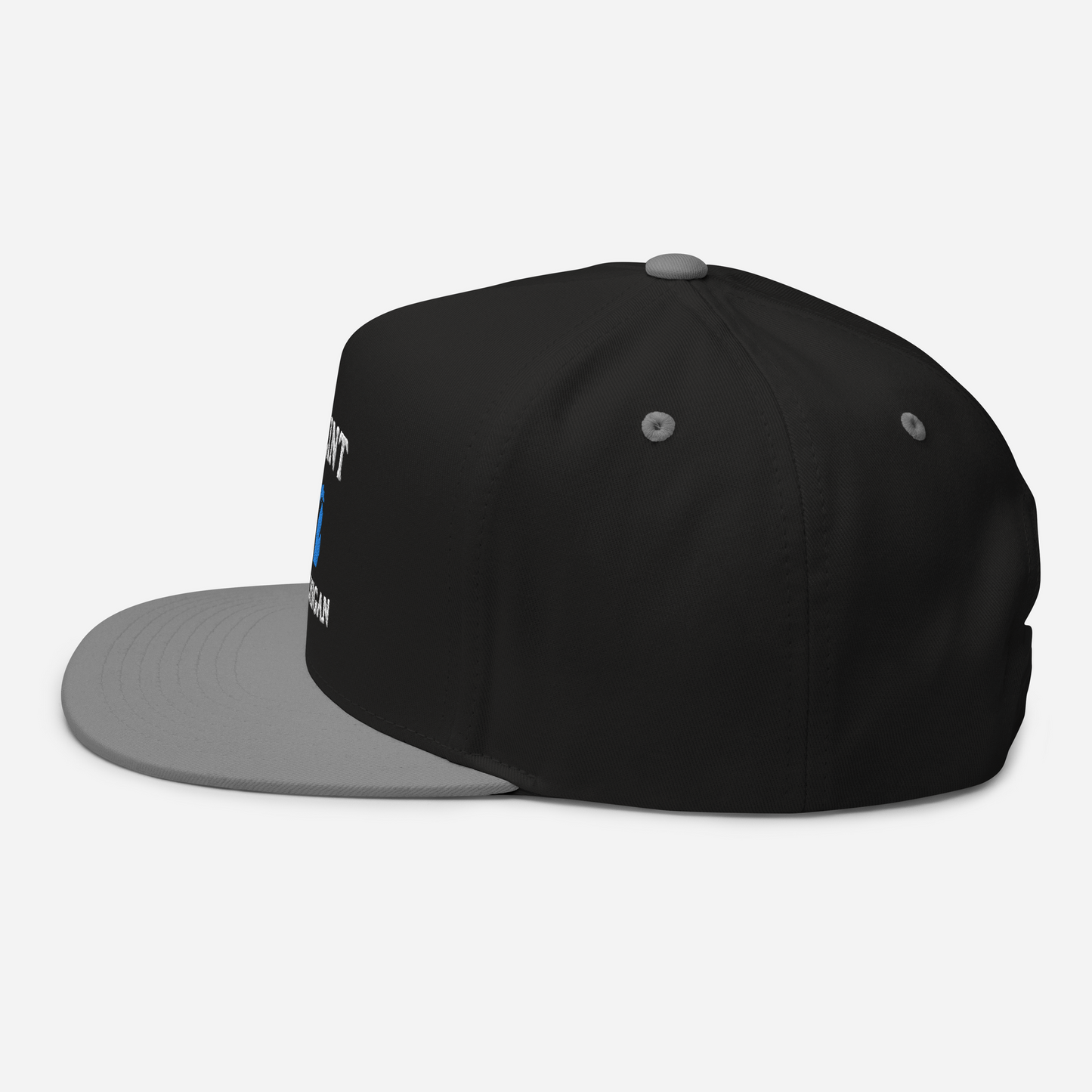 'Flint Michigan' Flat Bill Snapback (w/ Michigan Outline)