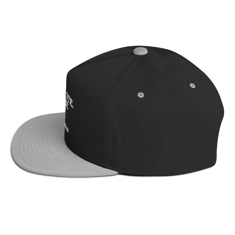 'Sault Ste. Marie' Flat Bill Snapback (w/ Michigan Outline)