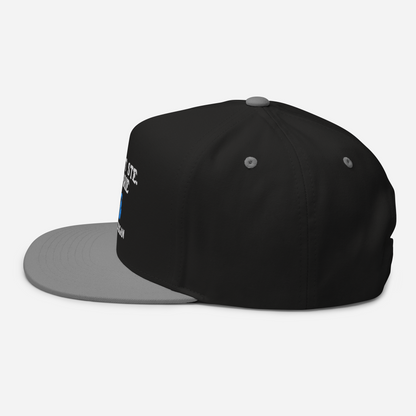 'Sault Ste. Marie' Flat Bill Snapback (w/ Michigan Outline)