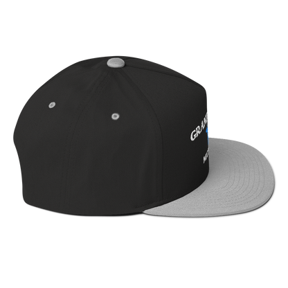 'Grand Rapids Michigan' Flat Bill Snapback Cap (w/ Michigan Outline)