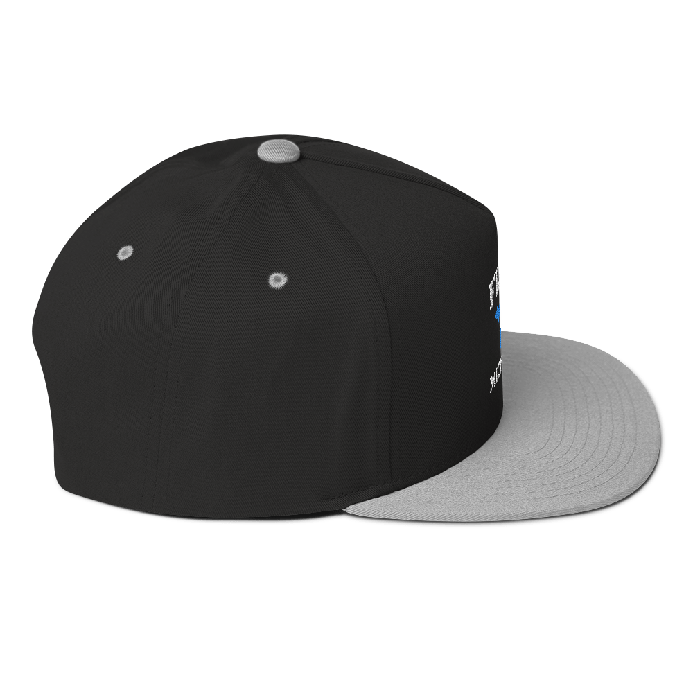 'Flint Michigan' Flat Bill Snapback (w/ Michigan Outline)