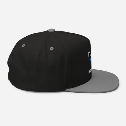 'Flint Michigan' Flat Bill Snapback (w/ Michigan Outline)