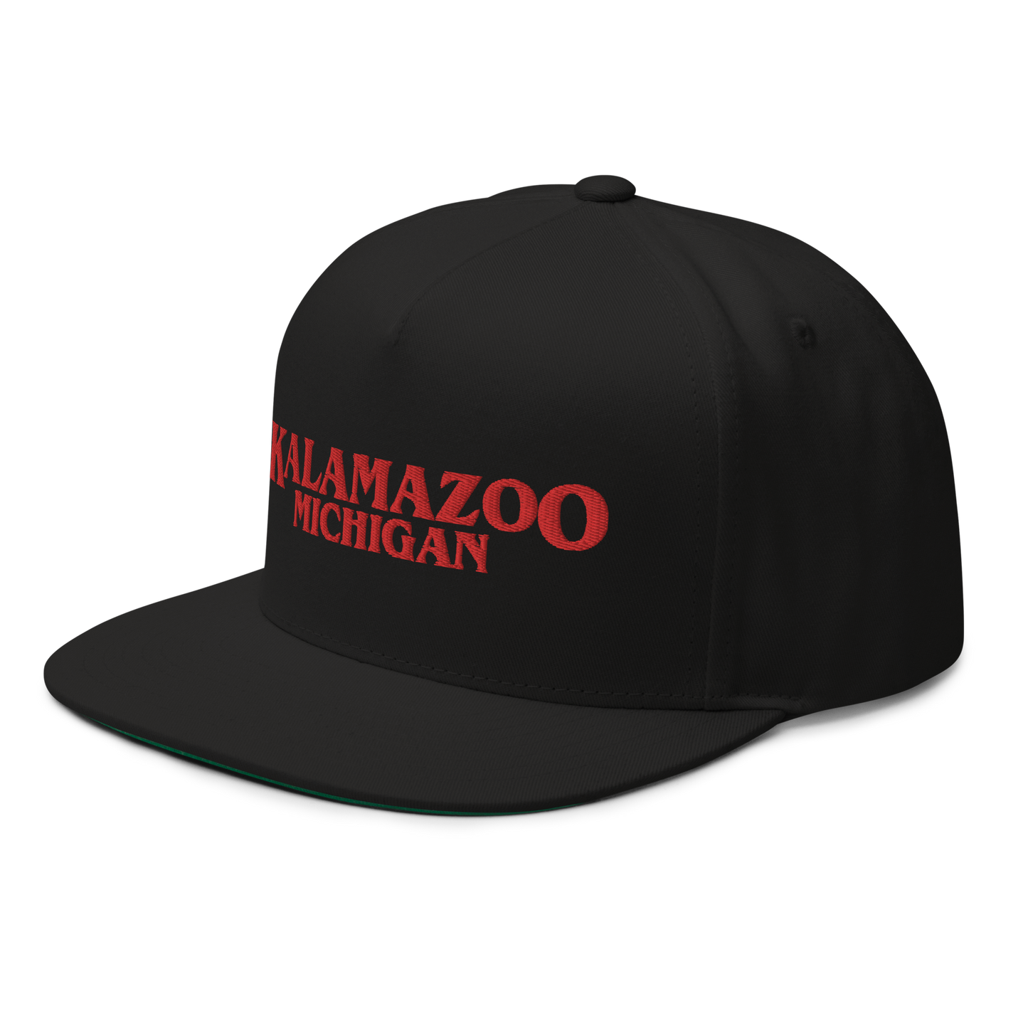 'Kalamazoo Michigan' Flat Bill Snapback (1980s Drama Parody)