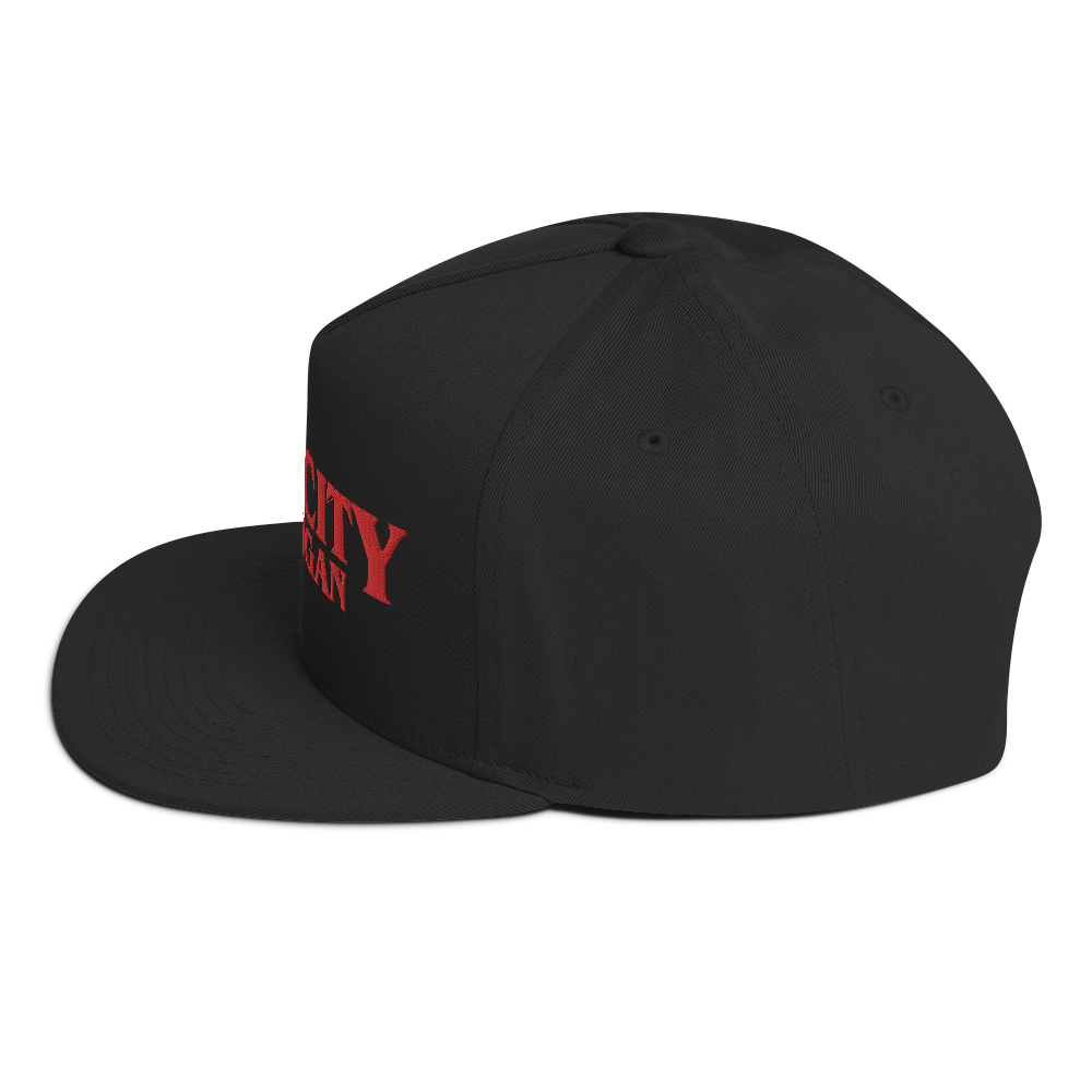 'Bay City Michigan' Flat Bill Snapback (1980s Drama Parody)