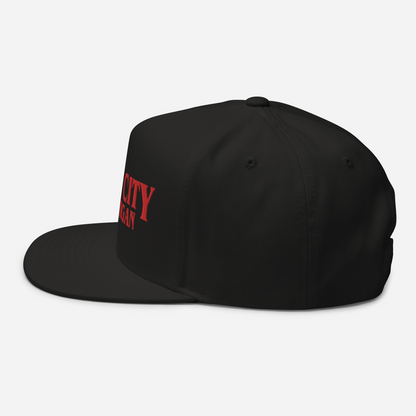 'Bay City Michigan' Flat Bill Snapback (1980s Drama Parody)