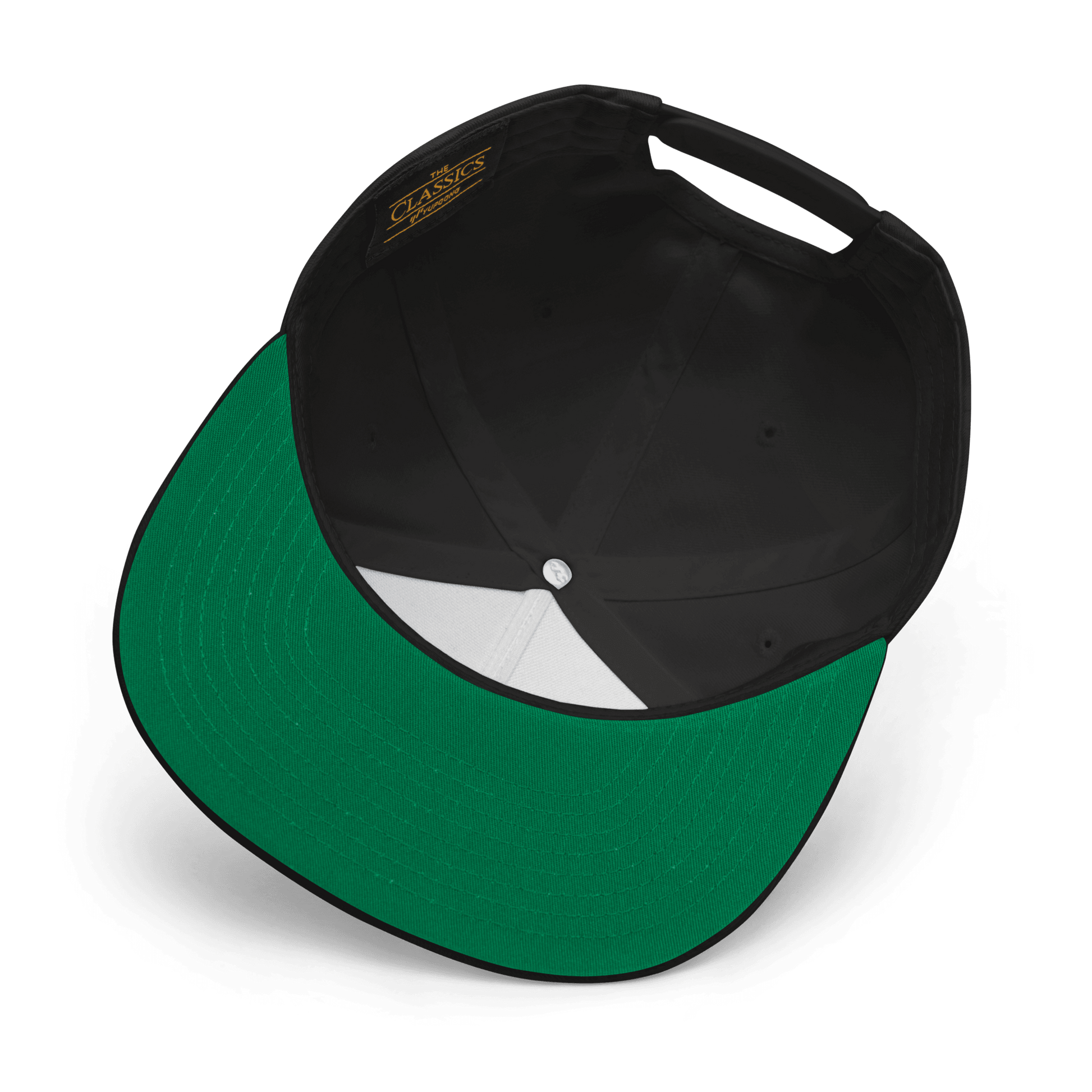 Michigan Outline Flat Bill Cap | Gold Embroidery - Circumspice Michigan