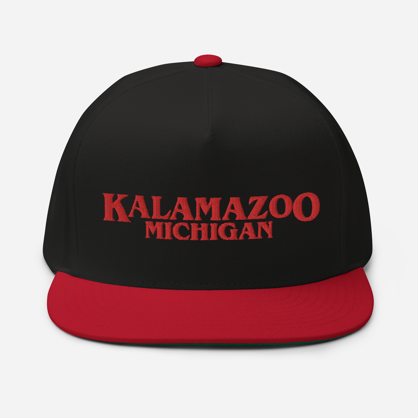 'Kalamazoo Michigan' Flat Bill Snapback (1980s Drama Parody)