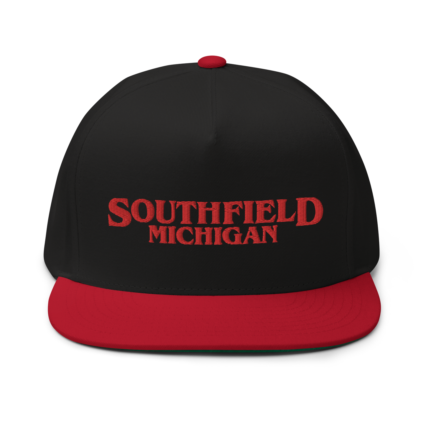 'Southfield Michigan' Flat Bill Snapback (1980s Drama Parody)