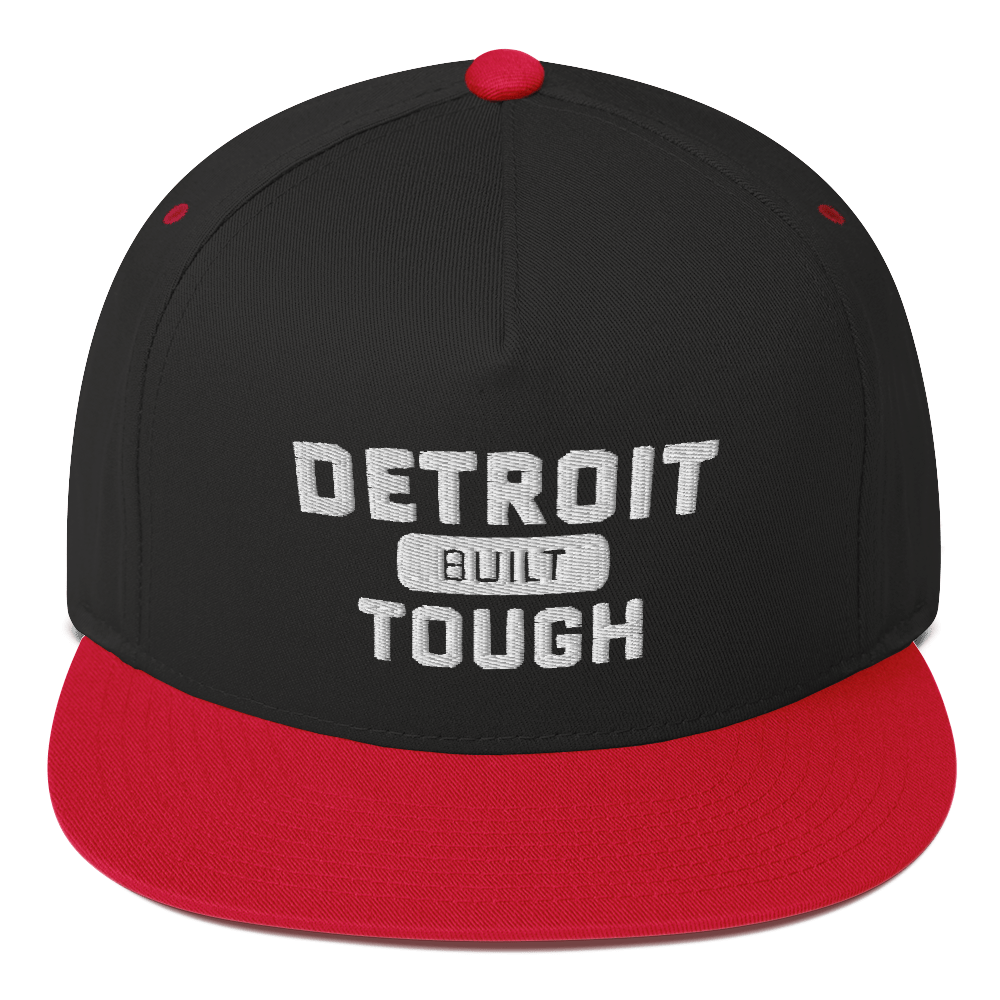 'Built Detroit Tough' Flat Bill Snapback