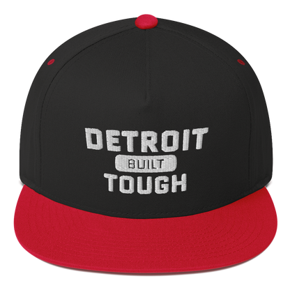 'Built Detroit Tough' Flat Bill Snapback