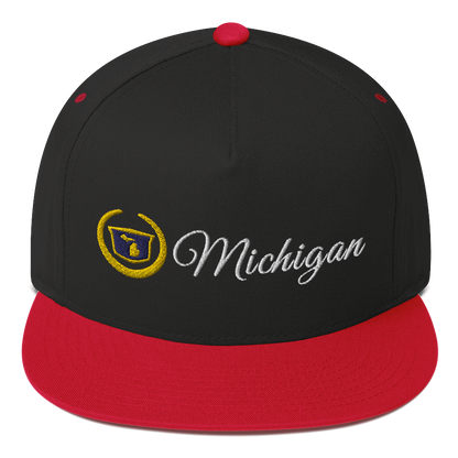 'Michigan' Flat Bill Snapback (Luxury Vehicle Parody)