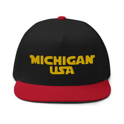 'Michigan USA' Flat Bill Snapback (Epic Sci-Fi Parody)