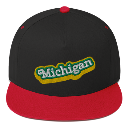 'Michigan' Flat Bill Snapback (Ginger Sodapop Parody)