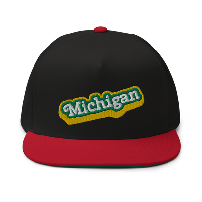 'Michigan' Flat Bill Snapback (Ginger Sodapop Parody)