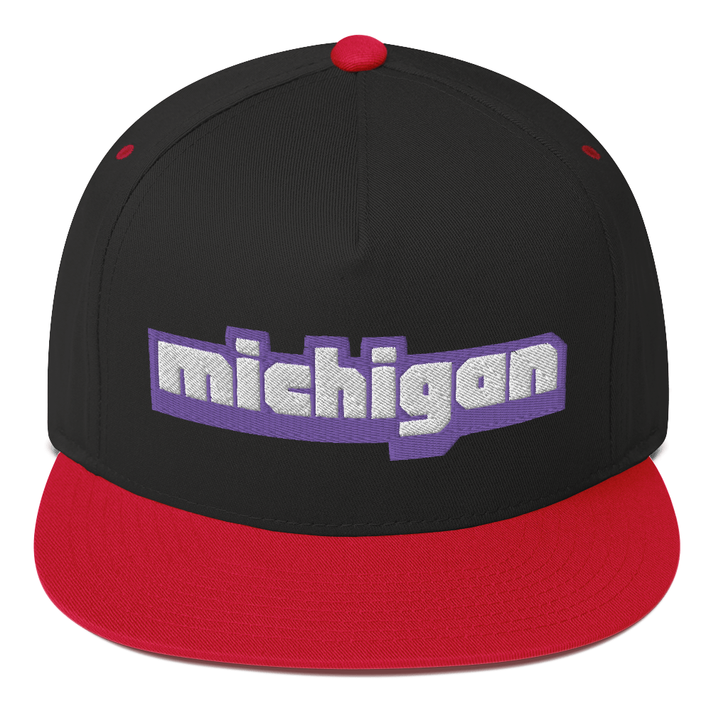 'Michigan' Flat Bill Snapback (Livestreaming Parody)