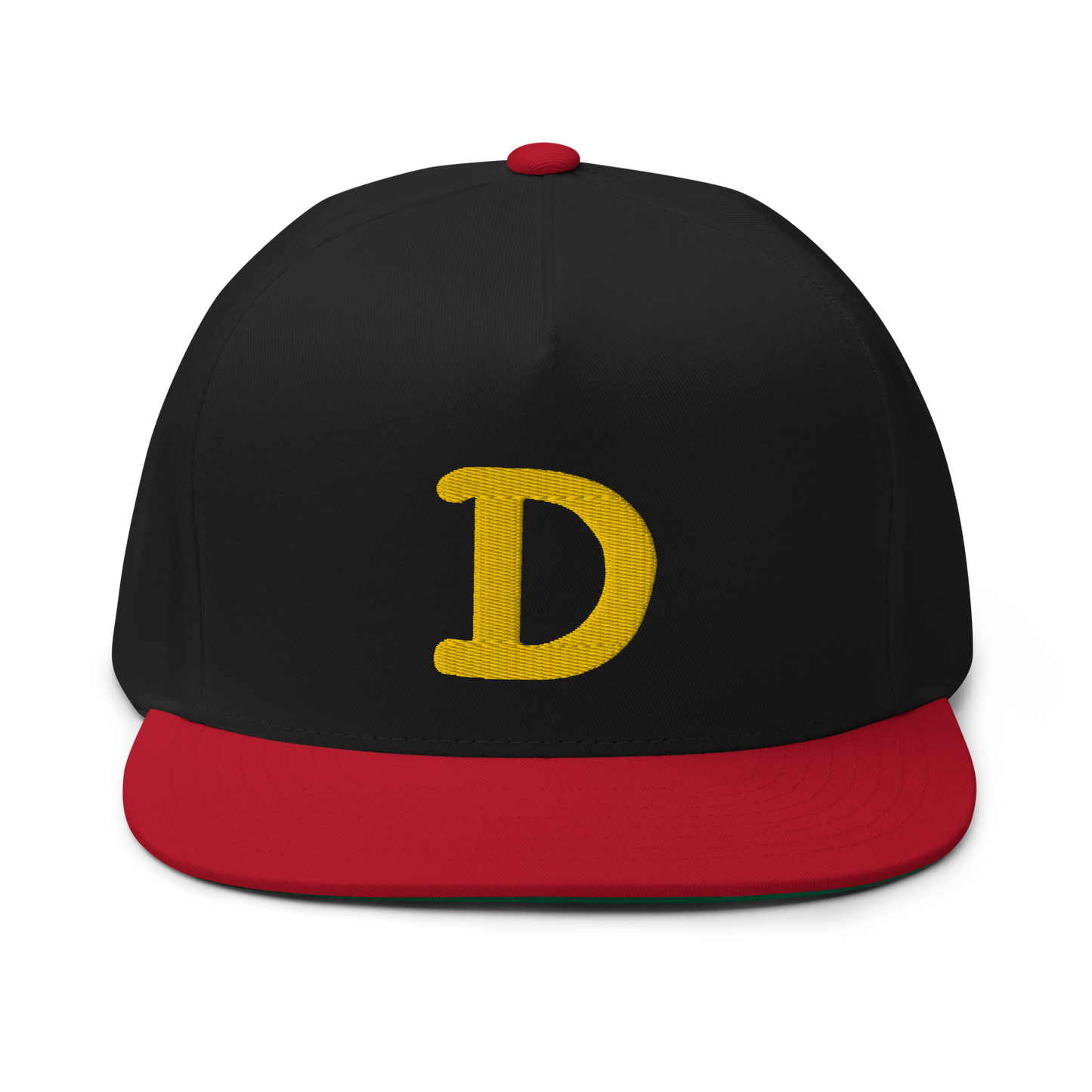 Detroit 'Old French D' Flat Bill Snapback | Gold Embroidery