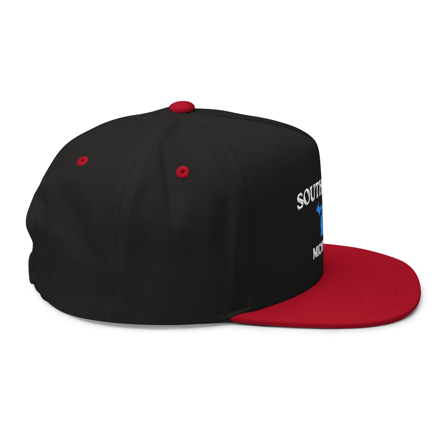 'Southfield Michigan' Flat Bill Snapback (w/ Michigan Outline)