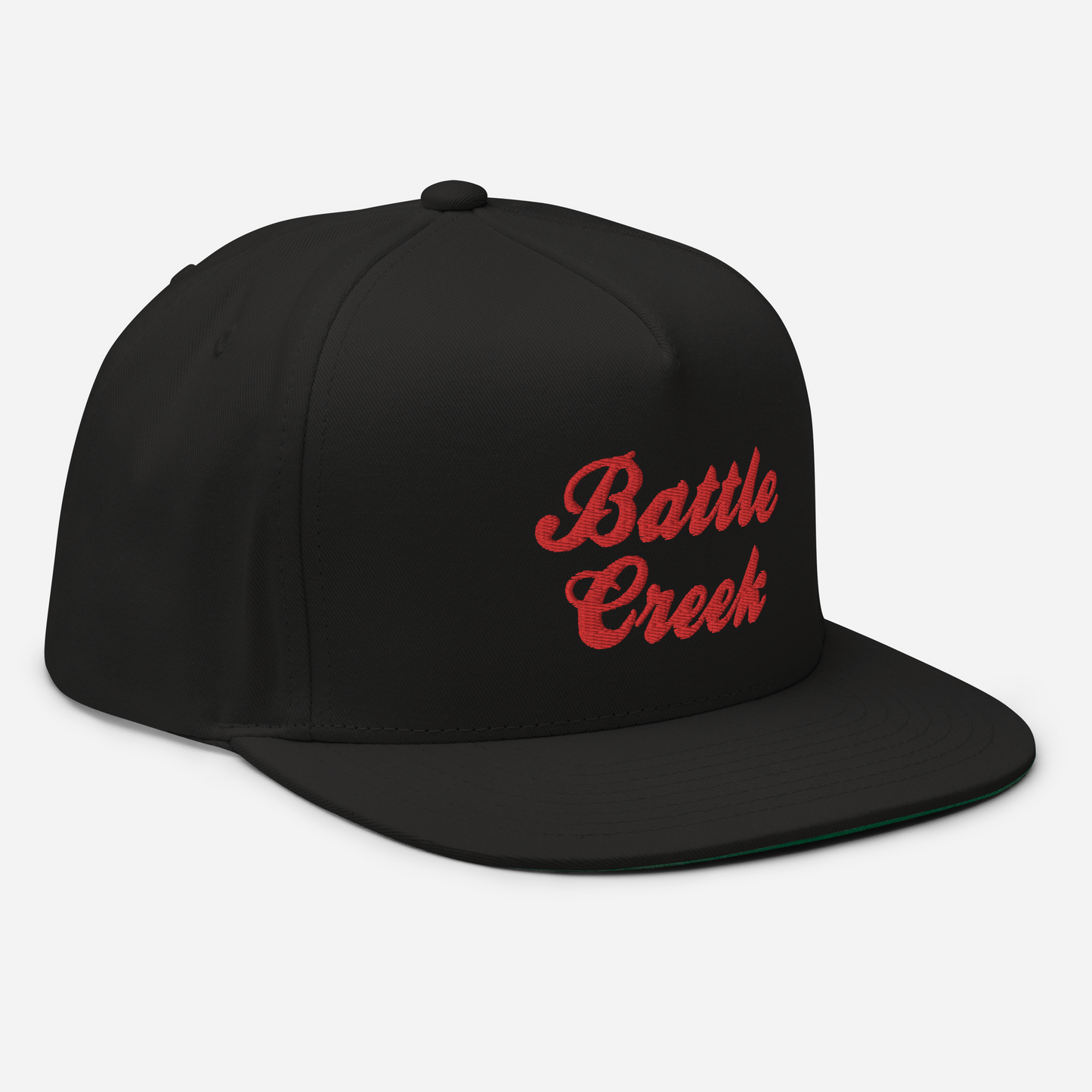 'Battle Creek' Flat Bill Snapback (Cereal Conglomerate Parody)