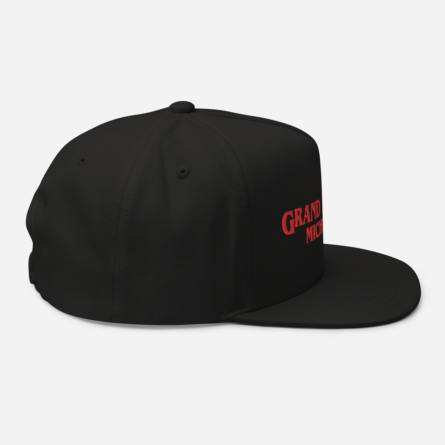 'Grand Rapids Michigan' Flat Bill Snapback (1980s Drama Parody)