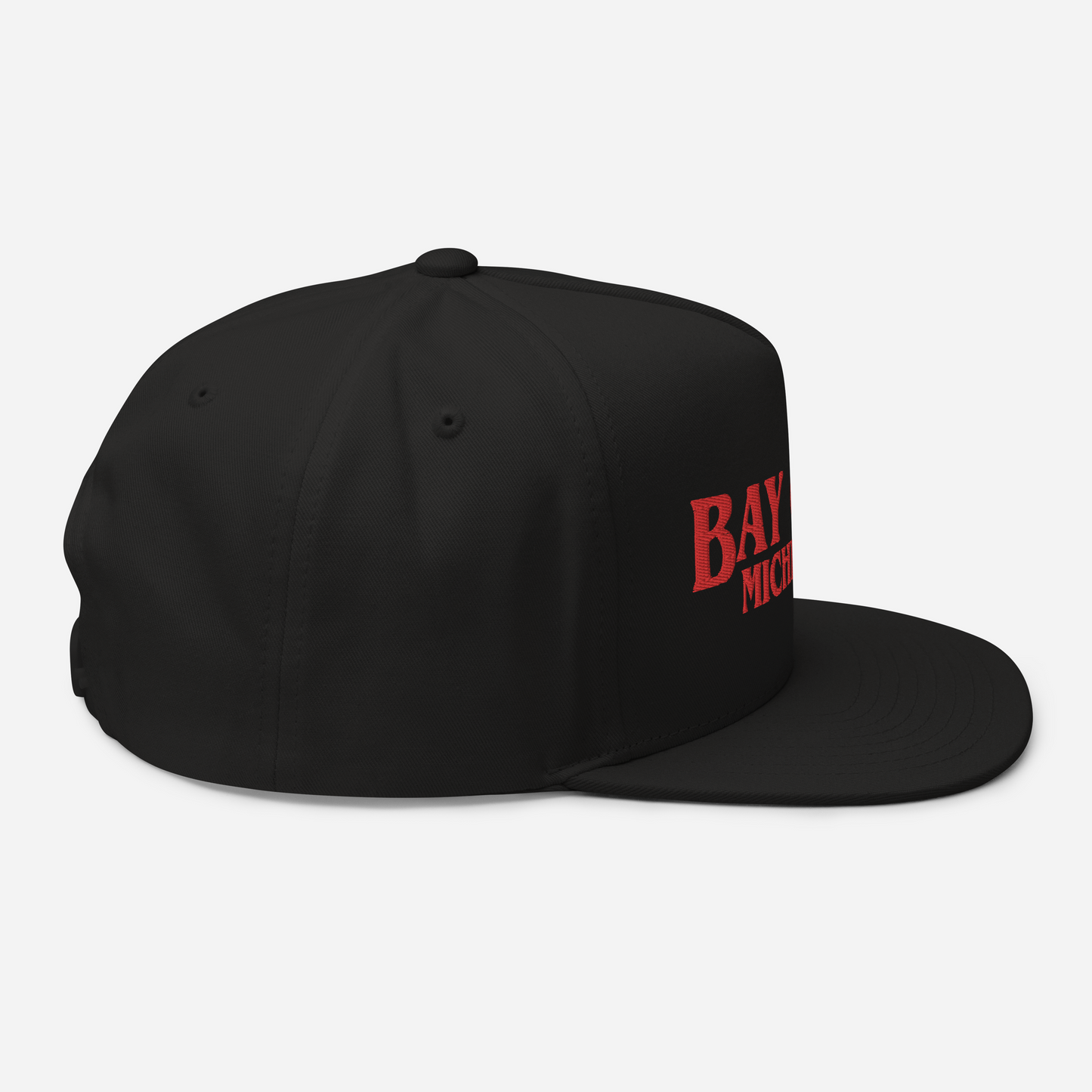 'Bay City Michigan' Flat Bill Snapback (1980s Drama Parody)