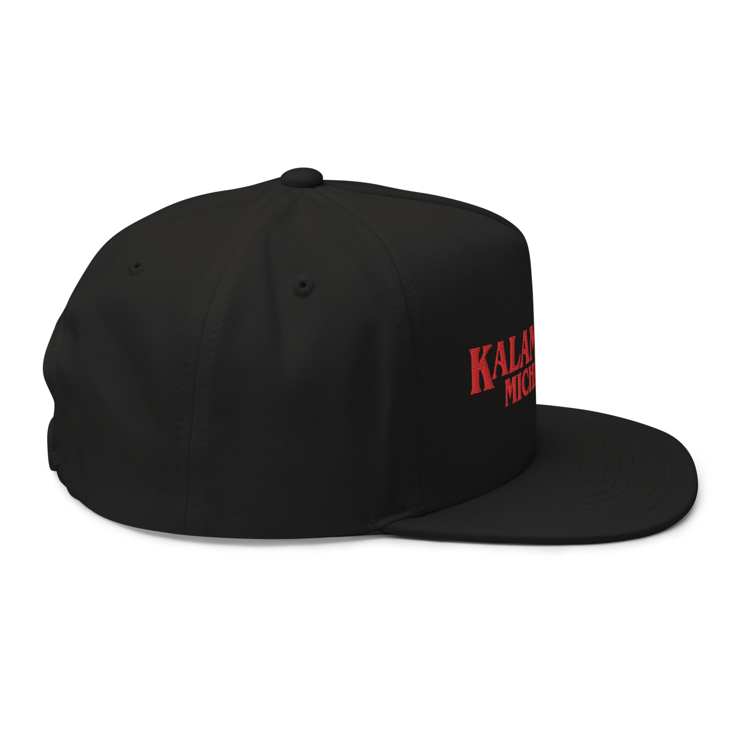 'Kalamazoo Michigan' Flat Bill Snapback (1980s Drama Parody)