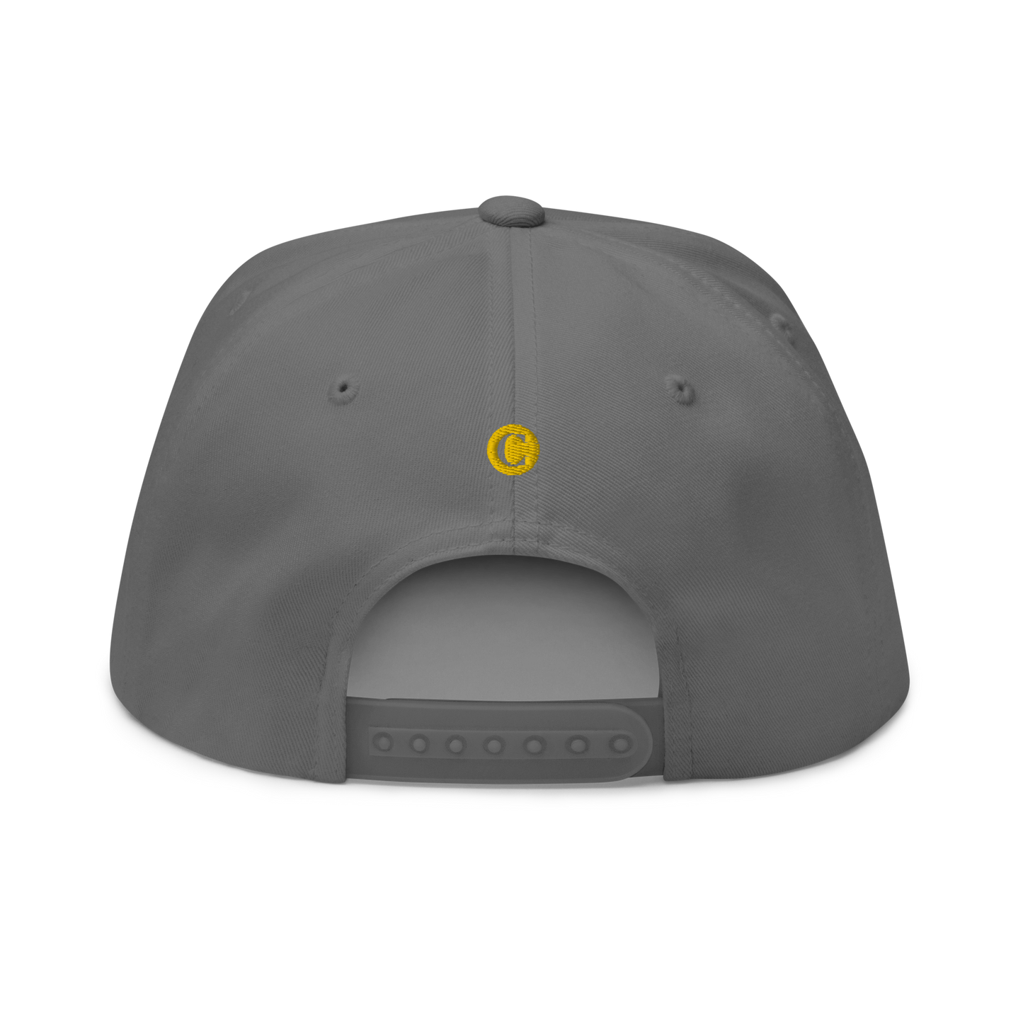 Detroit 'Old French D' Flat Bill Snapback (w/ Side Design) | Gold Embroidery