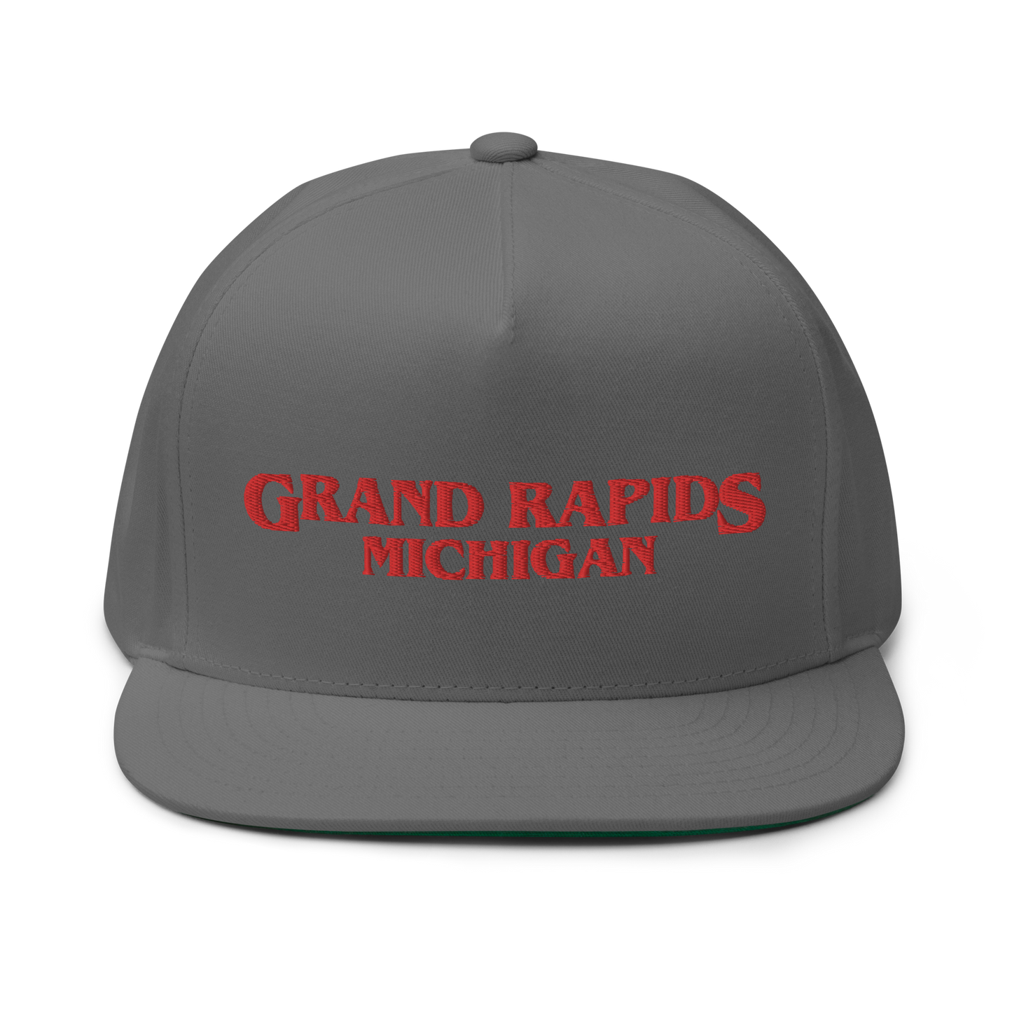 'Grand Rapids Michigan' Flat Bill Snapback (1980s Drama Parody)