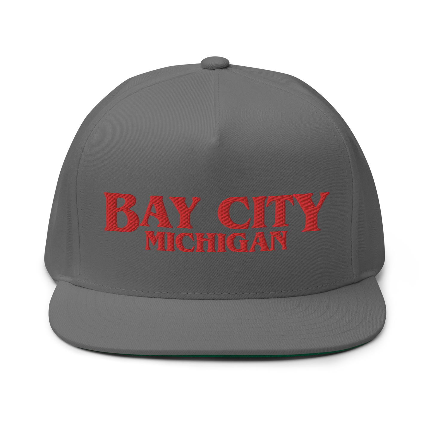 'Bay City Michigan' Flat Bill Snapback (1980s Drama Parody)