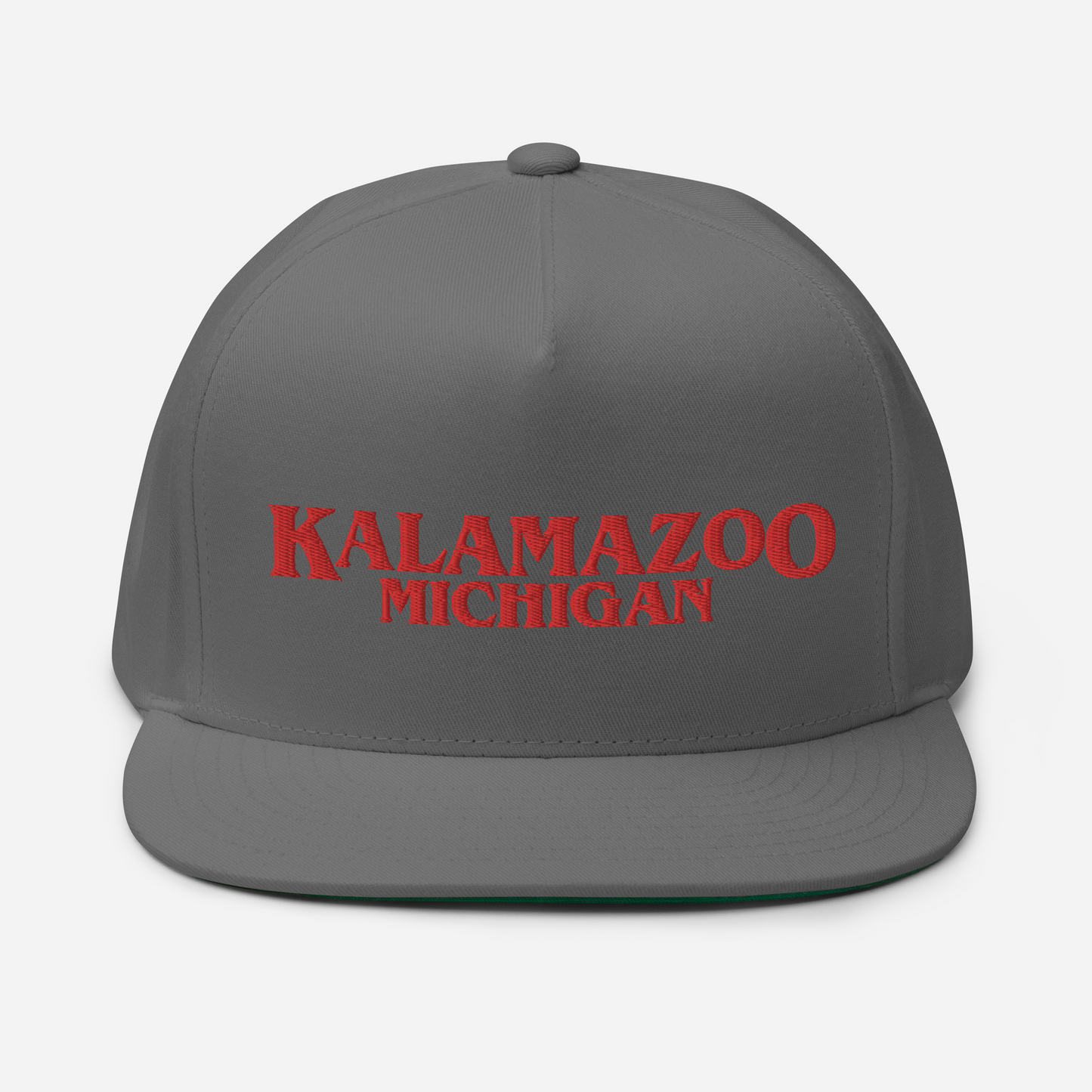 'Kalamazoo Michigan' Flat Bill Snapback (1980s Drama Parody)