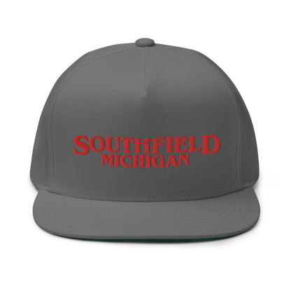 'Southfield Michigan' Flat Bill Snapback (1980s Drama Parody)