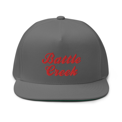 'Battle Creek' Flat Bill Snapback (Cereal Conglomerate Parody)