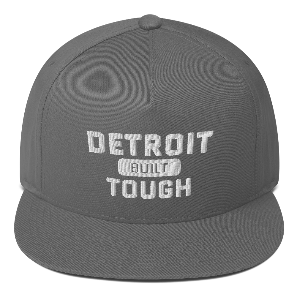 'Built Detroit Tough' Flat Bill Snapback