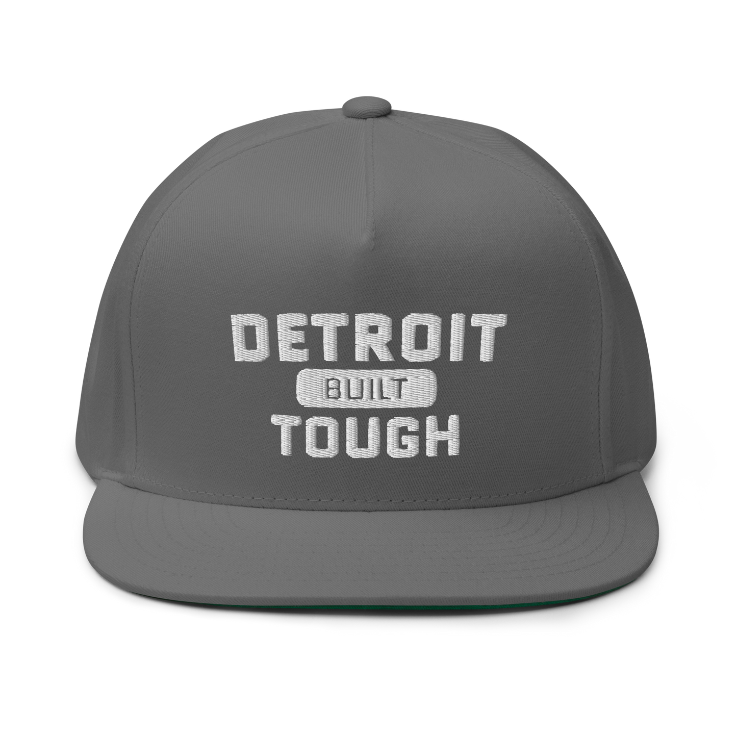 'Built Detroit Tough' Flat Bill Snapback