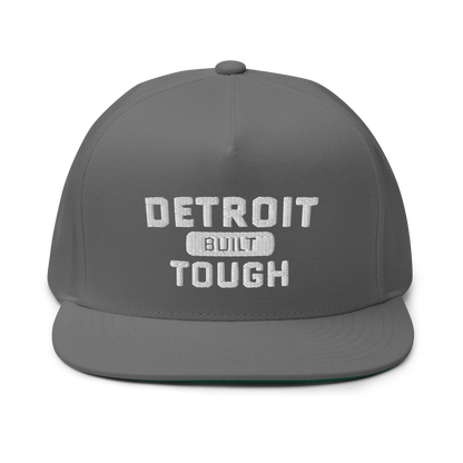 'Built Detroit Tough' Flat Bill Snapback