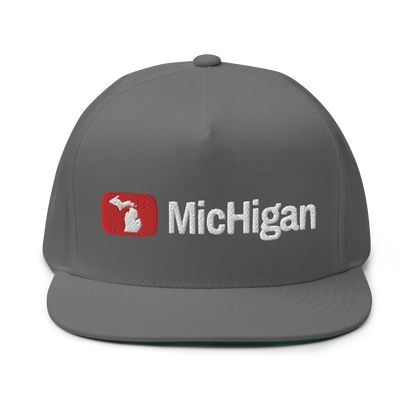 'Michigan' Flat Bill Snapback (Video Sharing Parody)