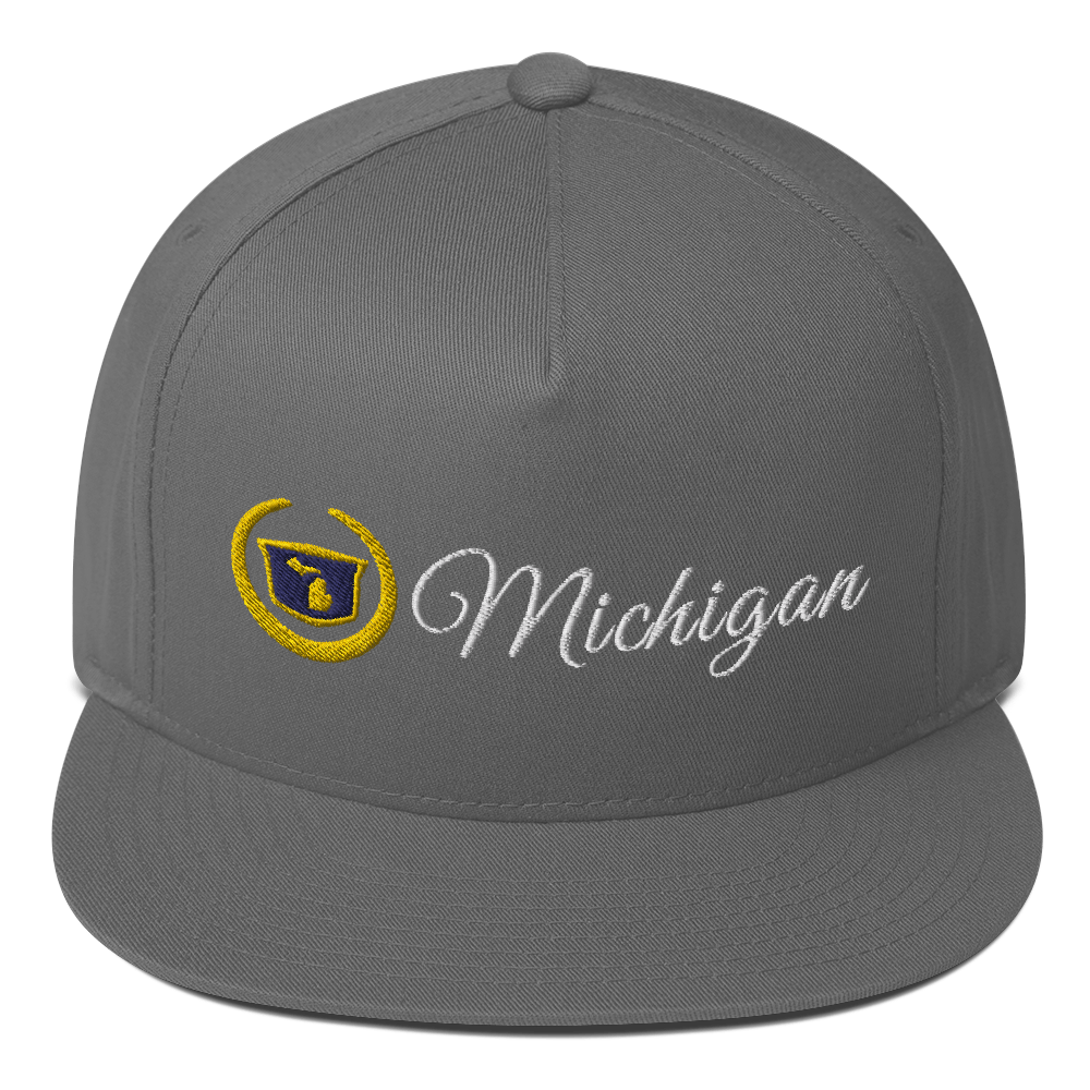 'Michigan' Flat Bill Snapback (Luxury Vehicle Parody)