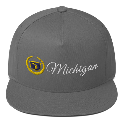 'Michigan' Flat Bill Snapback (Luxury Vehicle Parody)