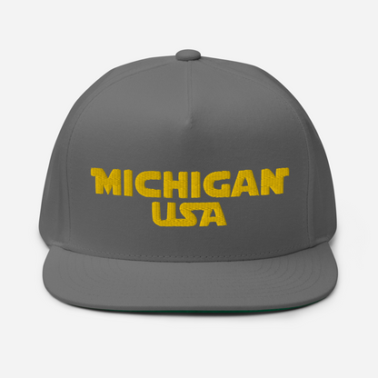 'Michigan USA' Flat Bill Snapback (Epic Sci-Fi Parody)