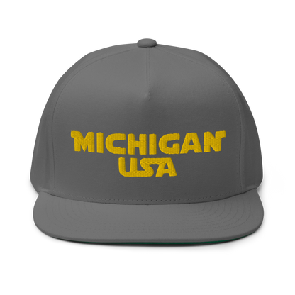 'Michigan USA' Flat Bill Snapback (Epic Sci-Fi Parody)