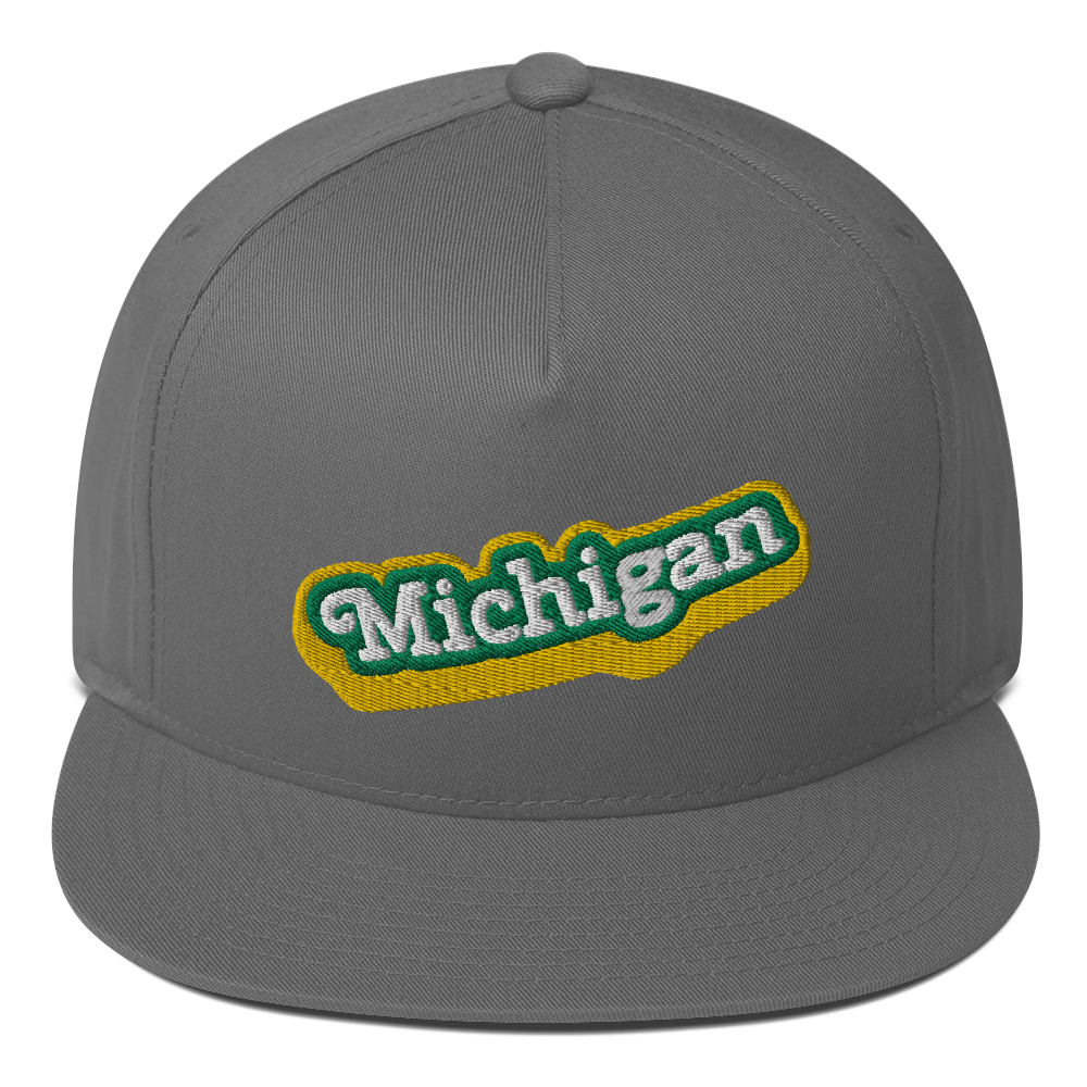 'Michigan' Flat Bill Snapback (Ginger Sodapop Parody)