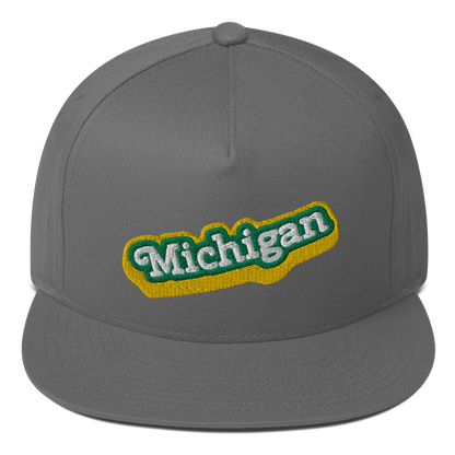 'Michigan' Flat Bill Snapback (Ginger Sodapop Parody)