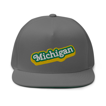 'Michigan' Flat Bill Snapback (Ginger Sodapop Parody)