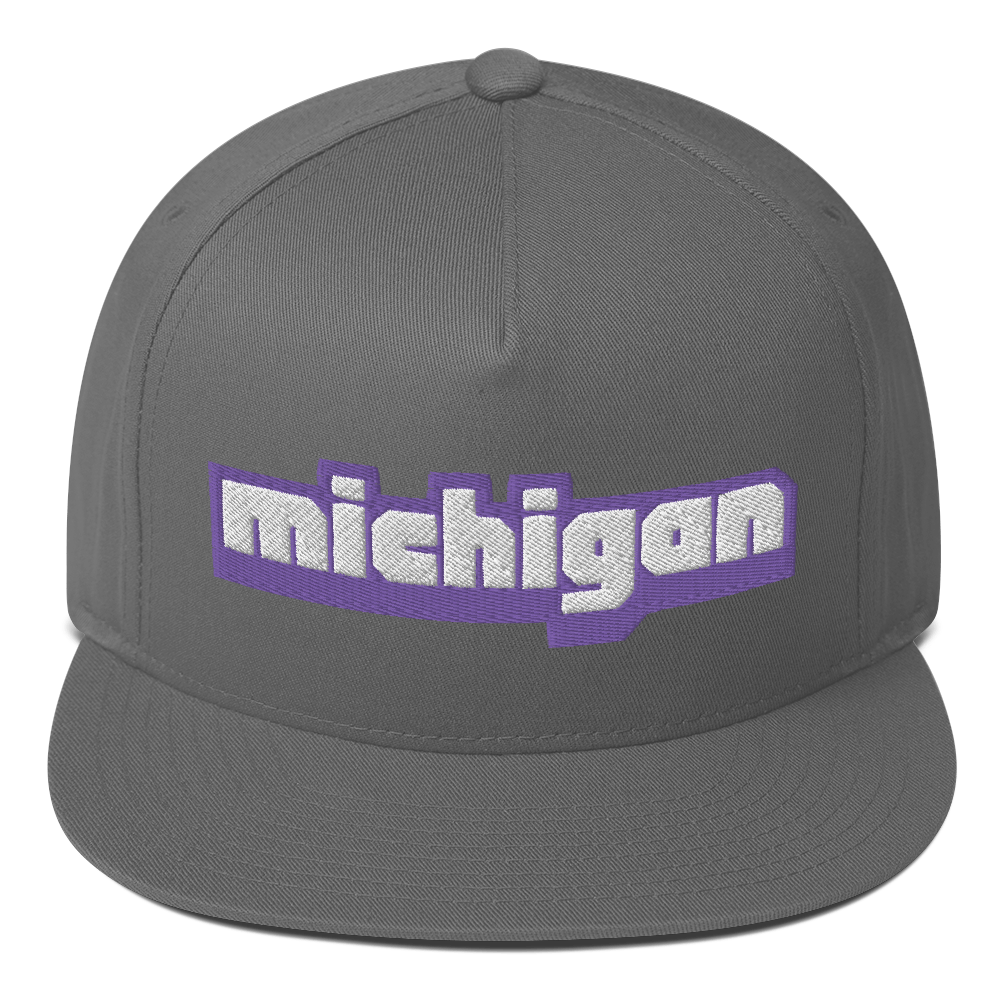 'Michigan' Flat Bill Snapback (Livestreaming Parody)