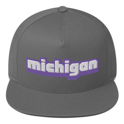 'Michigan' Flat Bill Snapback (Livestreaming Parody)